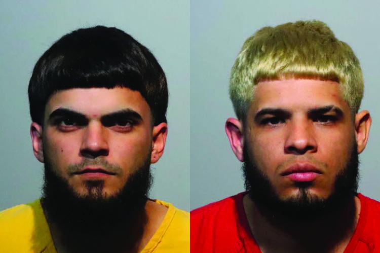 Giovany Joel Crespo Hernandez (left) and Jordanish Torres-Gracia were taken into custody this week as persons of interest in the recent carjacking and murder case that spanned several counties.