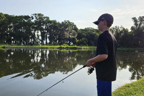 Residents came out for the two-weekend event designed to teach children the leisure and fun of fishing.