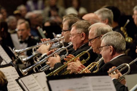 The Orlando Concert Band (above) will perform ‘Entertainment Before Television’ at the St. Luke’s Lutheran Church this Saturday.