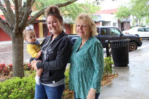 Baby Rowan, mother Alicia Porter and grandmother Patricia Watkins are making a big push for donations to help Rowan get surgery this year to fix a birth deformity.