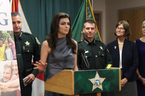 First Lady Casey DeSantis made an appearance in Seminole County Thursday.