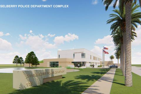 A rendering shows what the new Casselberry Police headquarters will look like once built.