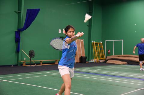 Ria Balwalli, 16, competed in the World Deaf Badminton championships in Taipei this summer.