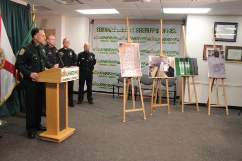 The Seminole County Sheriff's Office announced a drug bust Thursday of two large drug organizations that were shipping out 750 bags of heroin every day.