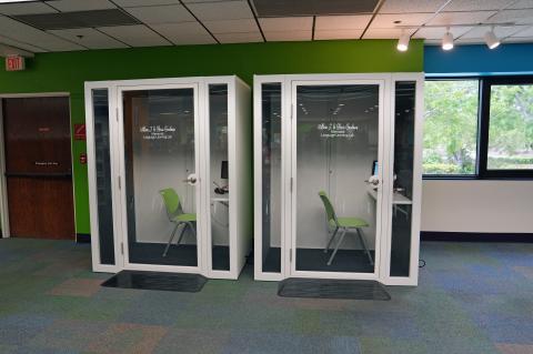 Each library in Seminole County will have a Language Learning Lab (above) in a soundproof booth to learn new languages.