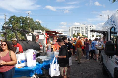 Parts of 2nd Street and Sanford Avenue were closed off Saturday to host Tom and Dan’s Bad at Business Beerfest featuring many local breweries.