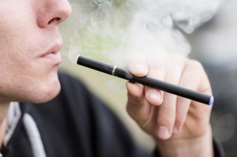 School officials warn e-cigarettes also contain addictive substances.