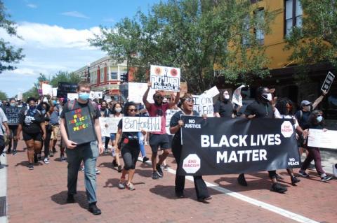 Events such as the Black Lives Matter march last year sparked interest in creating an advisory committee to the city commission. 