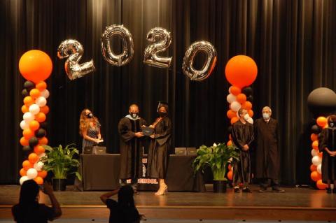 Last year Seminole High School held a walk-through graduation that allowed students to share the ceremony with their families. 