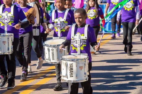 Marching Band from Hamilton Elementary School.