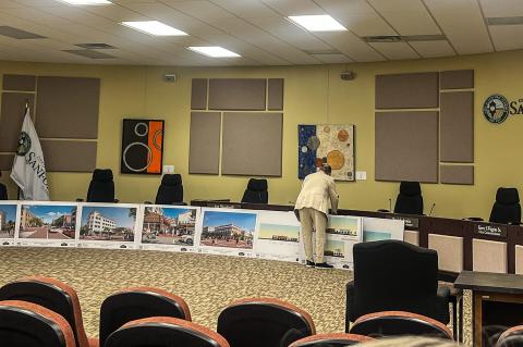 More than 30 people turned out Thursday for the public hearing regarding Heritage Park.