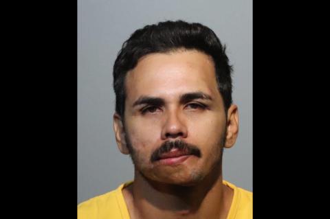 Guillermo Navarro, 35, is charged with felony hit-and-run and attempted first-degree murder after hitting his brother with his car. 