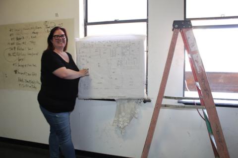 Christina Hollerbach said the renovations to Hollerbach's Willow Tree Cafe, including a rooftop biergarten, will be done by the end of 2019.