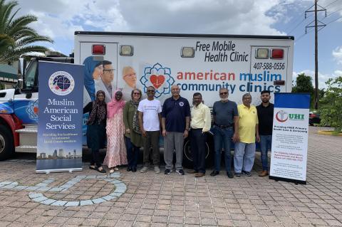 Members of the American Muslim Community Clinic in Longwood were happy to start offering dental services recently.