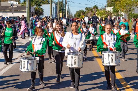 Marching Band from Midway Elementary School.