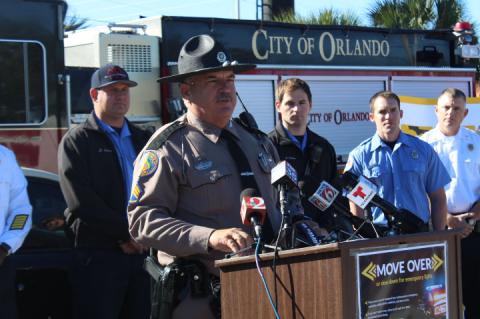 Sergeant Timothy Wood with the Florida Highway Patrol wants people to follow the state's Move Over law on the highways, to prevent injuries or fatalities on the side of the road.