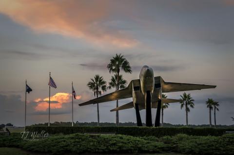 Sanford’s Vigilante is located at the Naval Air Station Sanford Memorial Park at the entrance to the airport.