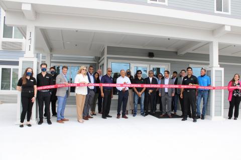 The ribbon cutting took place Sept. 24 at WoodSpring Suites Hotel near I-4.