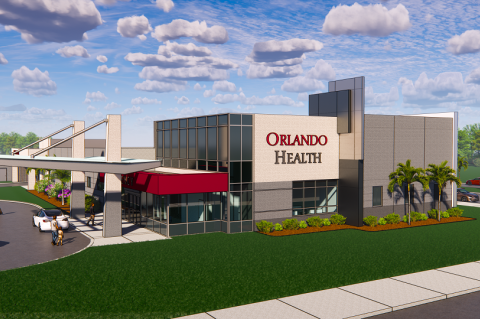 A rendering shows the plans for a new free-standing emergency department in downtown Longwood.