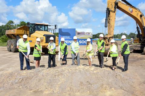 HCA officials break ground on the new HCA Florida Maitland Emegency.