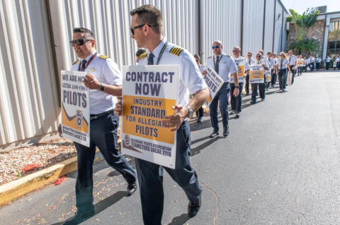 Pilots strike this week for better wages and fair contracts at Allegiant Air.