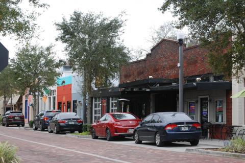 Recent business opening on Sanford Avenue (above) as well as streetscape updates have helped to grow Sanford’s downtown community outside of 1st Street and closer to the residential Historic District. 
