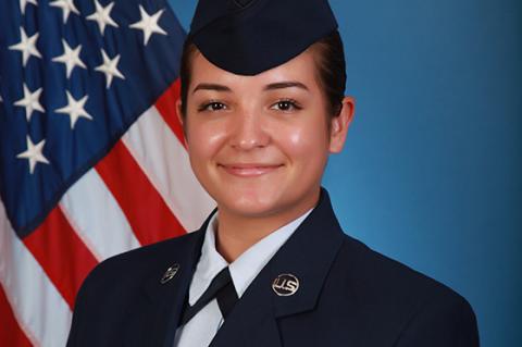 U.S. Air Force Airman Julianna Rodriguez-Collazo