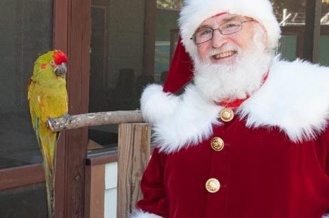 Santa Claus will be at the Central Florida Zoo on Saturday, Dec. 12.