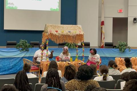 Seminole County School offcials met with 5th and 6th grade girls last week for the Finding Your Voice - Girl’s Summit.