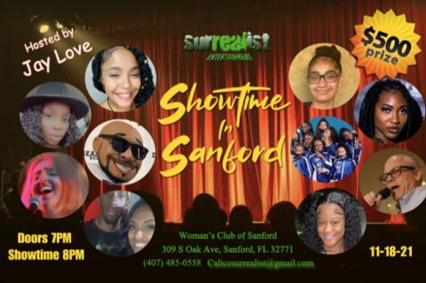 Showtime in Sanford returns this Thursday at the Woman’s Club of Sanford at 7 p.m. 