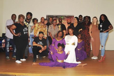 Thursday’s Showtime performers and sponsors pose with the Surrealist Entertainment team.