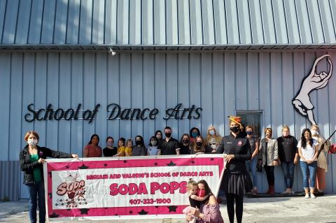 Former dance students gathered at the School of Dance Arts to celebrate 55 years in business. 
