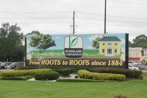 Sunniland’s famous billboard “From Roots to Roofs” has been a Seminole County mainstay for decades.
