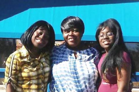 Happy Birthday to Daniceya and Voniceya Earl, pictured with their mom, Katie Jackson