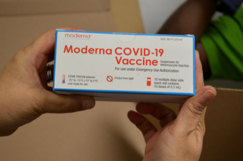 The first round of vaccines received by the County were the Moderna version. They expect more vaccines in the future. 