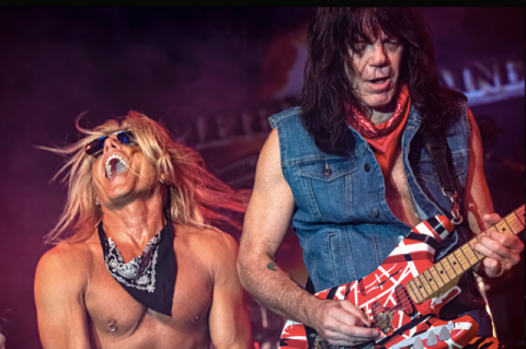 The Van Halen cover band Completely Unchained (above) will headline the concert on March 7. 
