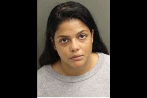 Angelina Mena (above) is accused of stealing more than $40,000 from patients at MacDonald Family EyeCare in Winter Springs. 