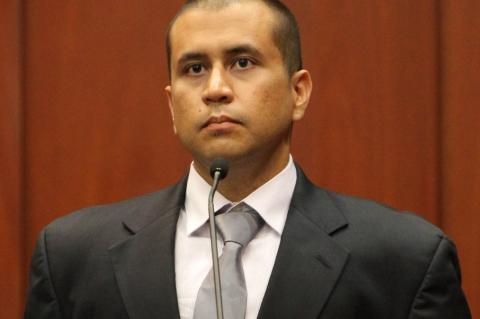 George Zimmerman during his initial bond hearing in 2012 following the shooting death of 17-year-old Trayvon Martin. 