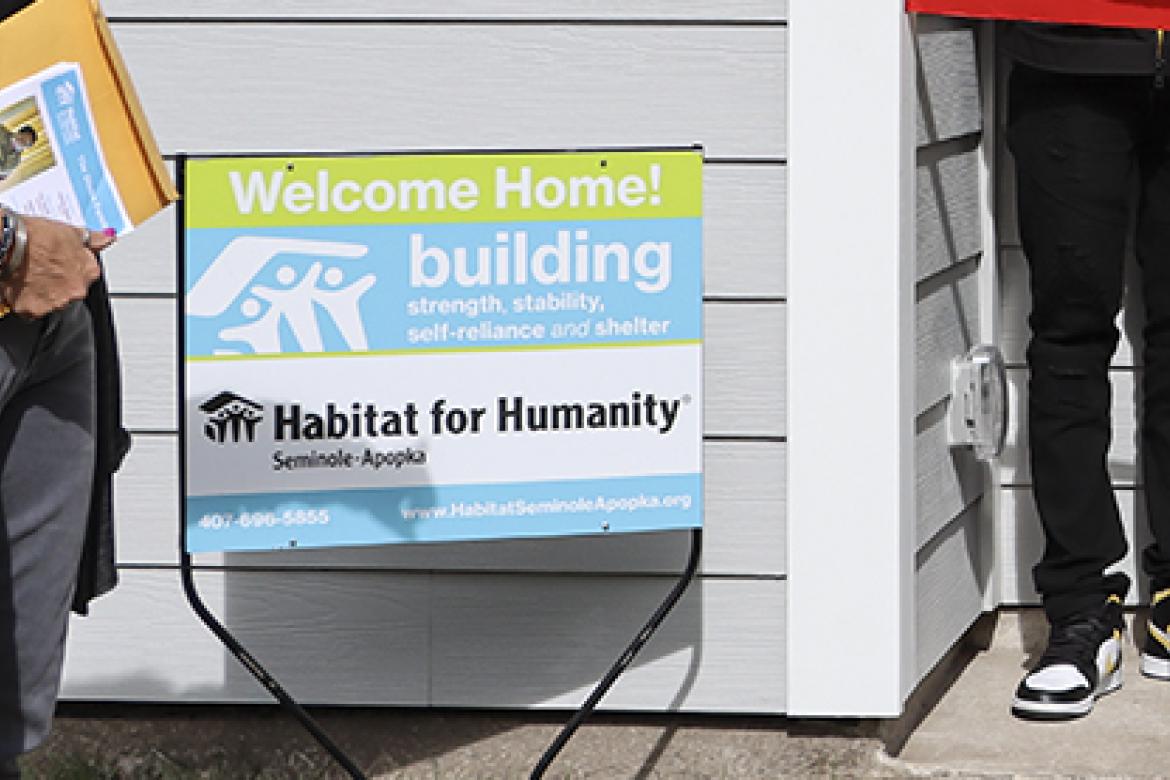 Habitat for Humanity Seminole-Apopka recently completed a new home in the Goldsboro area. Now, thanks to the CAHEC grant, Habitat will be able to make homes more energy efficient.